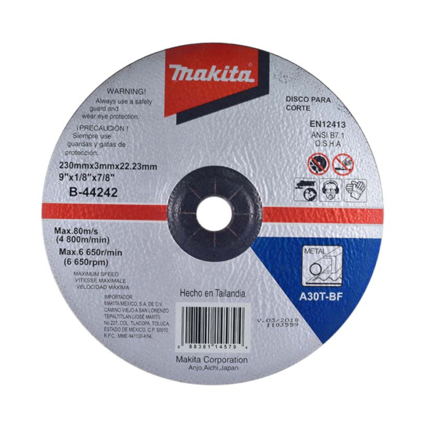 Discos abrasivos makita